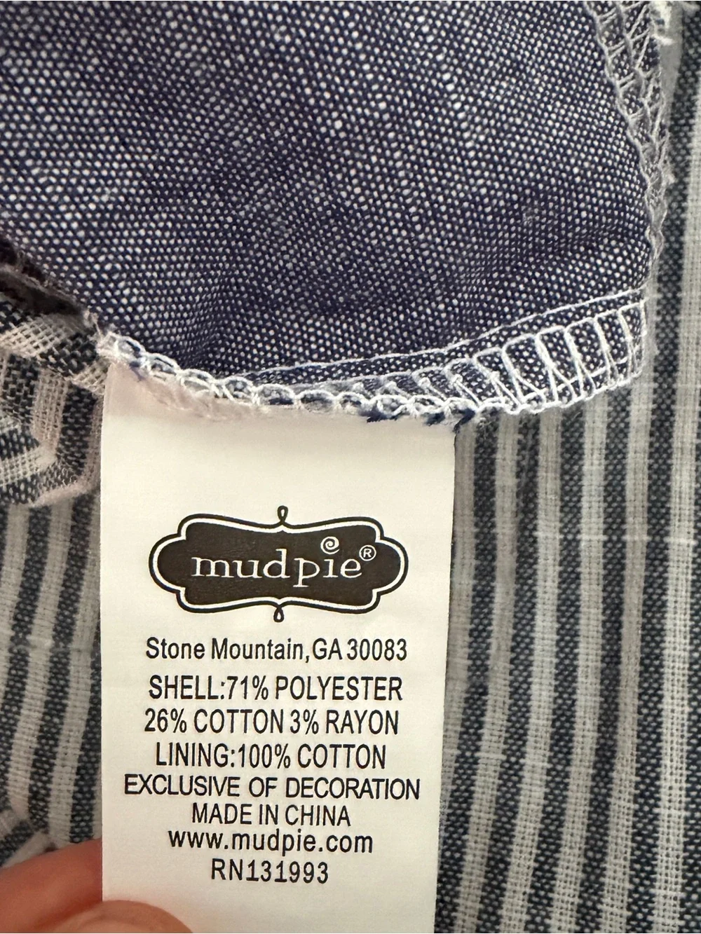 Mud Pie Baby Boy 6-9M Nautical Sailboat Striped Shortall Jon Jon NWT